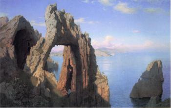 威廉 斯坦利 哈玆爾廷 Natural Arch at Capri 威廉 斯坦利 哈玆爾廷 Natural Arch at Capri